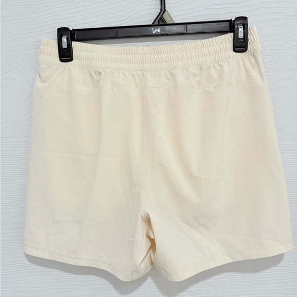 Cream Drawstring Shorts - Picture 3 of 4
